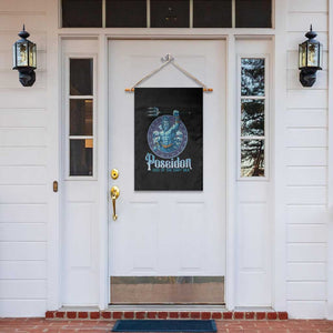 Ancient Greek Mythology Poseidon Dartist Garden Flag God Of The Dart Sea Trident TS12 Print Your Wear