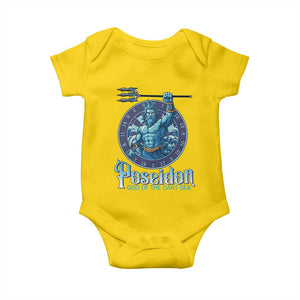 Ancient Greek Mythology Poseidon Dartist Baby Onesie God Of The Dart Sea Trident TS12 Daisy Print Your Wear