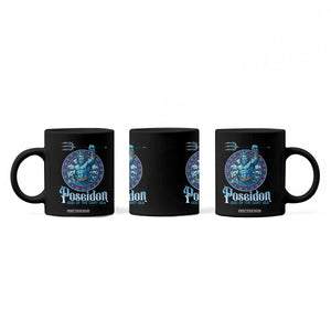 Ancient Greek Mythology Poseidon Dartist Coffee Mug God Of The Dart Sea Trident TS12 Print Your Wear