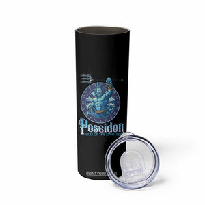 Ancient Greek Mythology Poseidon Dartist Skinny Tumbler God Of The Dart Sea Trident TS12 Print Your Wear