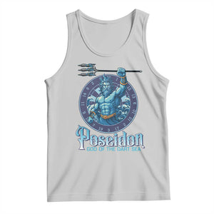 Ancient Greek Mythology Poseidon Dartist Tank Top God Of The Dart Sea Trident TS12 Ash Print Your Wear