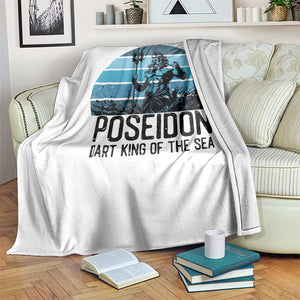 Ancient Greek Mythology Poseidon Dartist Throw Blanket Dart King Of The Sea Trident TS12 Print Your Wear