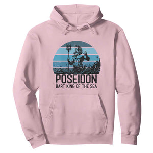 Ancient Greek Mythology Poseidon Dartist Hoodie Dart King Of The Sea Trident TS12 Light Pink Print Your Wear