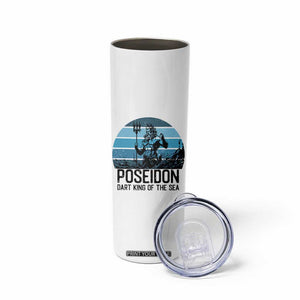 Ancient Greek Mythology Poseidon Dartist Skinny Tumbler Dart King Of The Sea Trident TS12 Print Your Wear