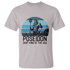 Ancient Greek Mythology Poseidon Dartist T Shirt Dart King Of The Sea Trident TS12 Ice Gray Print Your Wear