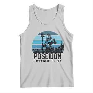 Ancient Greek Mythology Poseidon Dartist Tank Top Dart King Of The Sea Trident TS12 Ash Print Your Wear