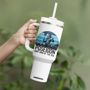 Ancient Greek Mythology Poseidon Dartist Tumbler With Handle Dart King Of The Sea Trident TS12 Print Your Wear