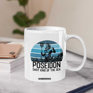 Ancient Greek Mythology Poseidon Dartist Coffee Mug Dart King Of The Sea Trident TS12 Print Your Wear