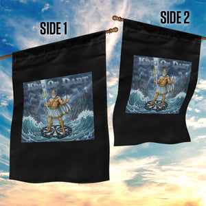Greek Mythology Poseidon Dart Player Garden Flag King Of Dart Trident Thrower TS12 Print Your Wear