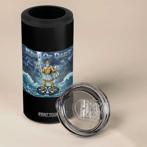 Greek Mythology Poseidon Dart Player 4 in 1 Can Cooler Tumbler King Of Dart Trident Thrower TS12 Print Your Wear