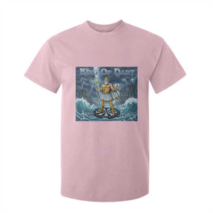 Greek Mythology Poseidon Dart Player T Shirt For Kid King Of Dart Trident Thrower TS12 Light Pink Print Your Wear