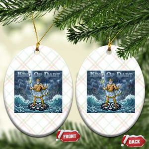 Greek Mythology Poseidon Dart Player Ceramic Ornament King Of Dart Trident Thrower TS12 Print Your Wear