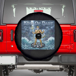 Greek Mythology Poseidon Dart Player Spare Tire Cover King Of Dart Trident Thrower TS12 White Print Your Wear