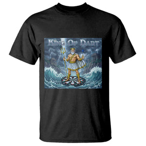 Greek Mythology Poseidon Dart Player T Shirt King Of Dart Trident Thrower TS12 Black Print Your Wear