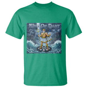 Greek Mythology Poseidon Dart Player T Shirt King Of Dart Trident Thrower TS12 Irish Green Print Your Wear