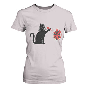 Black Cat Lord Darts Player T Shirt For Women Funny Space Scifi Dartist Gift TS12 Ice Gray Print Your Wear