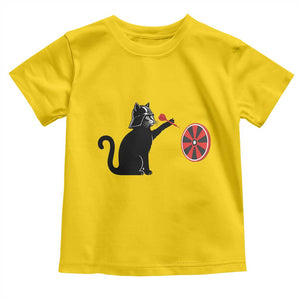 Black Cat Lord Darts Player Toddler T Shirt Funny Space Scifi Dartist Gift TS12 Daisy Print Your Wear
