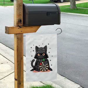 Dark Lord Cat Dartist Gift Garden Flag Funny Sci Fi Dart Thrower Gift TS12 Print Your Wear