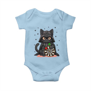 Dark Lord Cat Dartist Gift Baby Onesie Funny Sci Fi Dart Thrower Gift TS12 Light Blue Print Your Wear