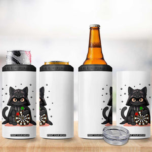 Dark Lord Cat Dartist Gift 4 in 1 Can Cooler Tumbler Funny Sci Fi Dart Thrower Gift TS12 Print Your Wear