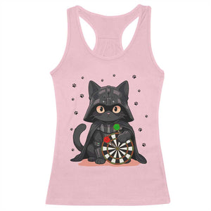 Dark Lord Cat Dartist Gift Racerback Tank Top Funny Sci Fi Dart Thrower Gift TS12 Light Pink Print Your Wear