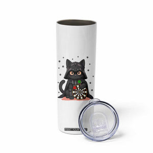 Dark Lord Cat Dartist Gift Skinny Tumbler Funny Sci Fi Dart Thrower Gift TS12 Print Your Wear