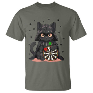 Dark Lord Cat Dartist Gift T Shirt Funny Sci Fi Dart Thrower Gift TS12 Military Green Print Your Wear