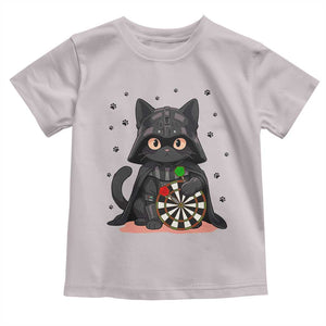 Dark Lord Cat Dartist Gift Toddler T Shirt Funny Sci Fi Dart Thrower Gift TS12 Ice Gray Print Your Wear