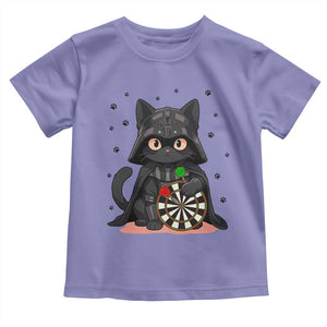Dark Lord Cat Dartist Gift Toddler T Shirt Funny Sci Fi Dart Thrower Gift TS12 Violet Print Your Wear