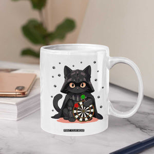 Dark Lord Cat Dartist Gift Coffee Mug Funny Sci Fi Dart Thrower Gift TS12 Print Your Wear