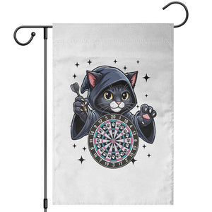 Funny Grim Reaper Cat Dart Player Garden Flag Gothic Dartist Gift TS12 White Print Your Wear