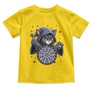 Funny Grim Reaper Cat Dart Player Toddler T Shirt Gothic Dartist Gift TS12 Daisy Print Your Wear