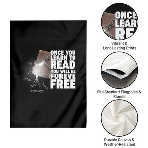 Frederick Douglass Freedom Quote Garden Flag Once You Learn To Read TS12 Print Your Wear