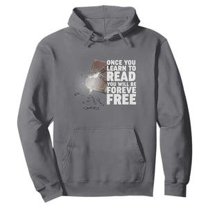 Frederick Douglass Freedom Quote Hoodie Once You Learn To Read TS12 Charcoal Print Your Wear