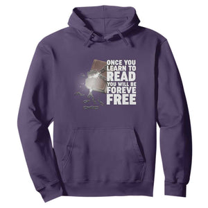 Frederick Douglass Freedom Quote Hoodie Once You Learn To Read TS12 Purple Print Your Wear