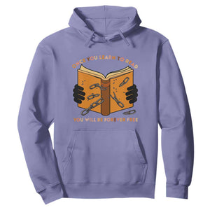 Breaking Every Chain Education Hoodie Frederick Douglass Quote TS12 Violet Print Your Wear