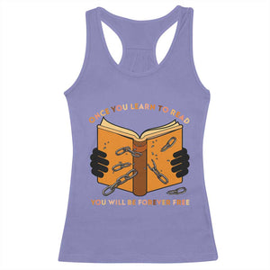 Breaking Every Chain Education Racerback Tank Top Frederick Douglass Quote TS12 Violet Print Your Wear