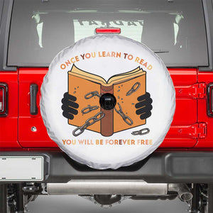 Breaking Every Chain Education Spare Tire Cover Frederick Douglass Quote TS12 White Print Your Wear