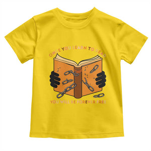 Breaking Every Chain Education Toddler T Shirt Frederick Douglass Quote TS12 Daisy Print Your Wear