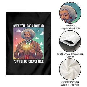 Frederick Douglass Reading And Freedom Garden Flag African American Heritage TS12 Print Your Wear