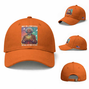 Frederick Douglass Reading And Freedom Baseball Cap African American Heritage TS12 Baseball Cap Universal Fit Orange Print Your Wear