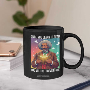 Frederick Douglass Reading And Freedom Coffee Mug African American Heritage TS12 Print Your Wear
