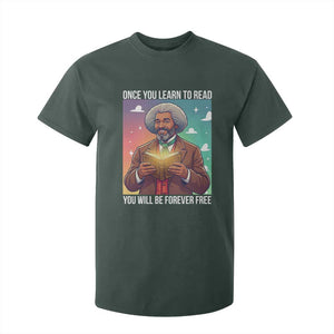 Frederick Douglass Reading And Freedom T Shirt For Kid African American Heritage TS12 Dark Forest Green Print Your Wear