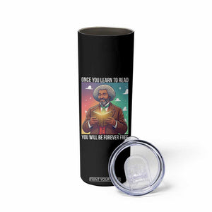 Frederick Douglass Reading And Freedom Skinny Tumbler African American Heritage TS12 Print Your Wear