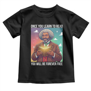 Frederick Douglass Reading And Freedom Toddler T Shirt African American Heritage TS12 Black Print Your Wear