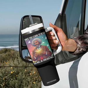 Frederick Douglass Reading And Freedom Tumbler With Handle African American Heritage TS12 Print Your Wear