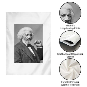 Strong Black History Leader Garden Flag Frederick Douglass Empowerment TS12 Print Your Wear