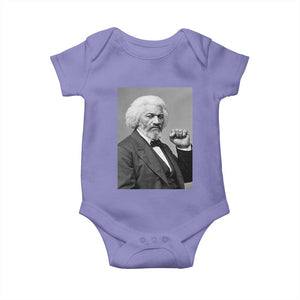 Strong Black History Leader Baby Onesie Frederick Douglass Empowerment TS12 Violet Print Your Wear