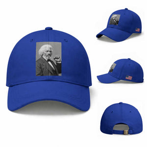 Strong Black History Leader Baseball Cap Frederick Douglass Empowerment TS12 Baseball Cap Universal Fit Royal Blue Print Your Wear