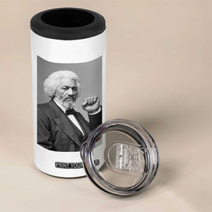 Strong Black History Leader 4 in 1 Can Cooler Tumbler Frederick Douglass Empowerment TS12 Print Your Wear